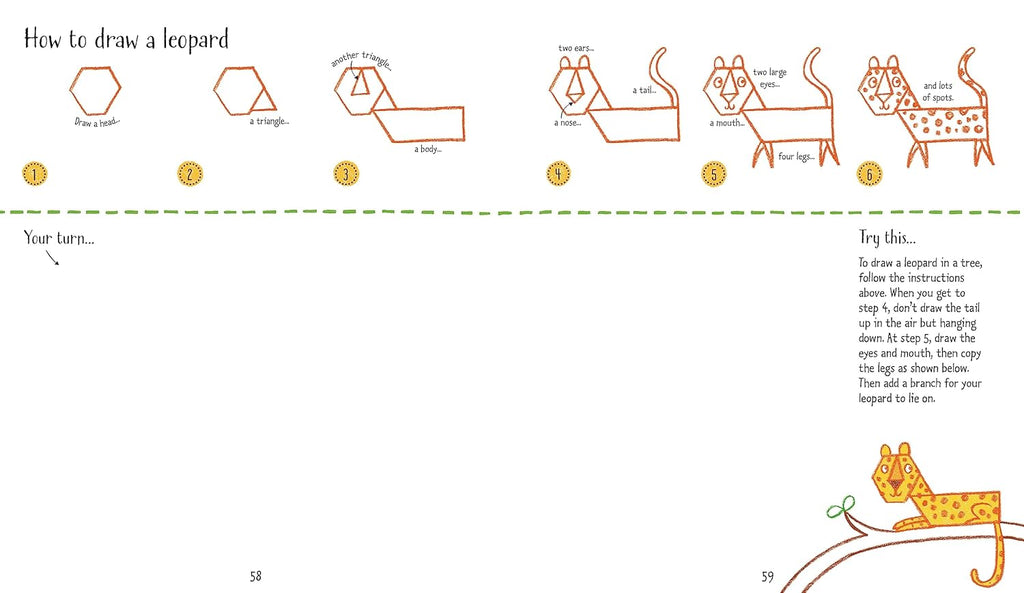 Usborne stepbystep drawing Animals